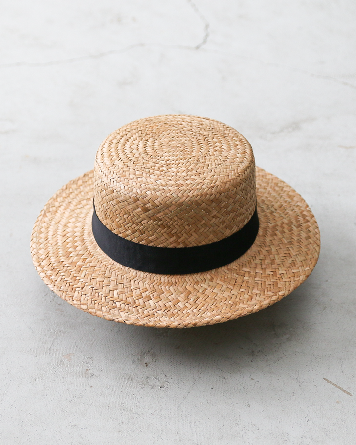 HIGHER HO24002 YELLOW STRAW BOATER