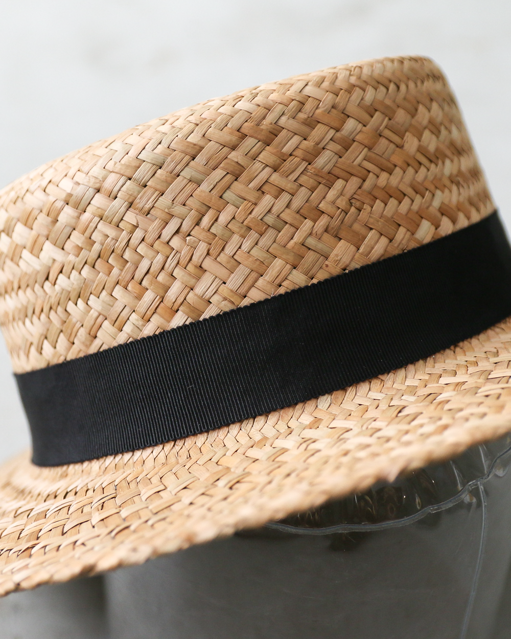 HIGHER HO24002 YELLOW STRAW BOATER