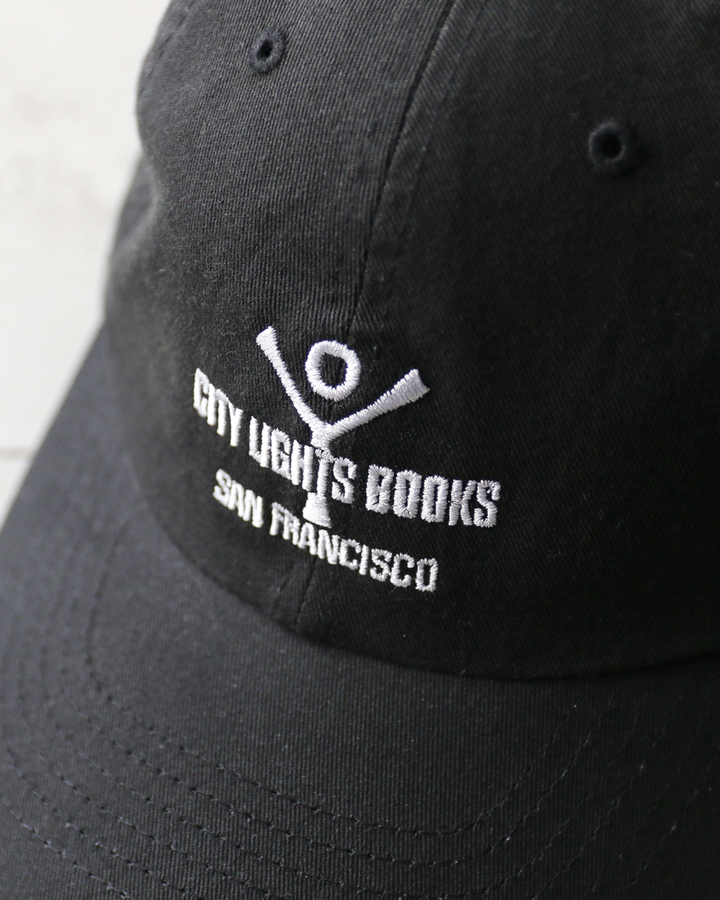 City Lights Bookstore シティライツブックストア Logo Cap Black