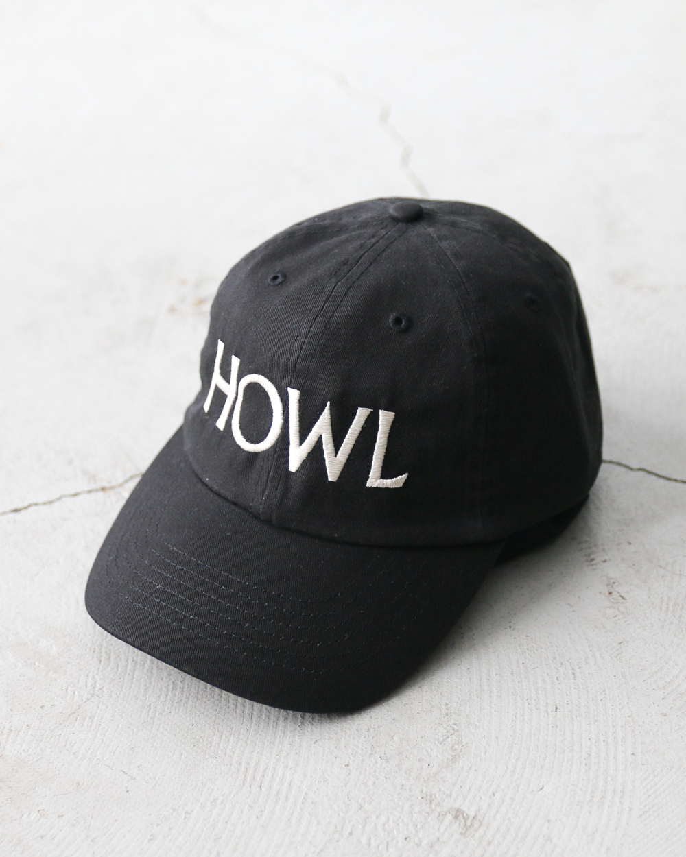 City Lights Bookstore シティライツブックストア HOWL Logo Cap Black