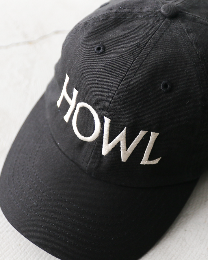 City Lights Bookstore シティライツブックストア HOWL Logo Cap Black