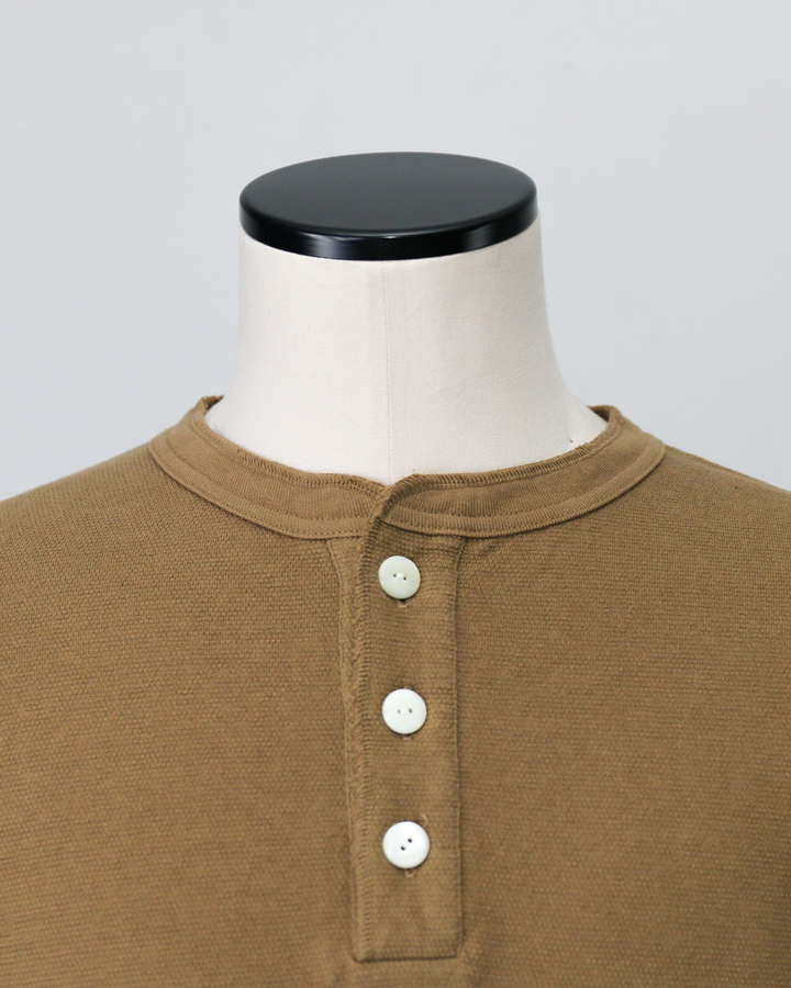 TROPHY CLOTHING TR26SS-209 Utility Mil Henley S/S Tee Coyote