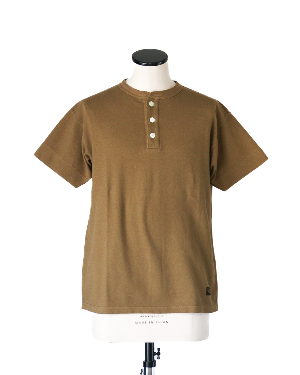 TROPHY CLOTHING TR26SS-209 Utility Mil Henley S/S Tee Coyote