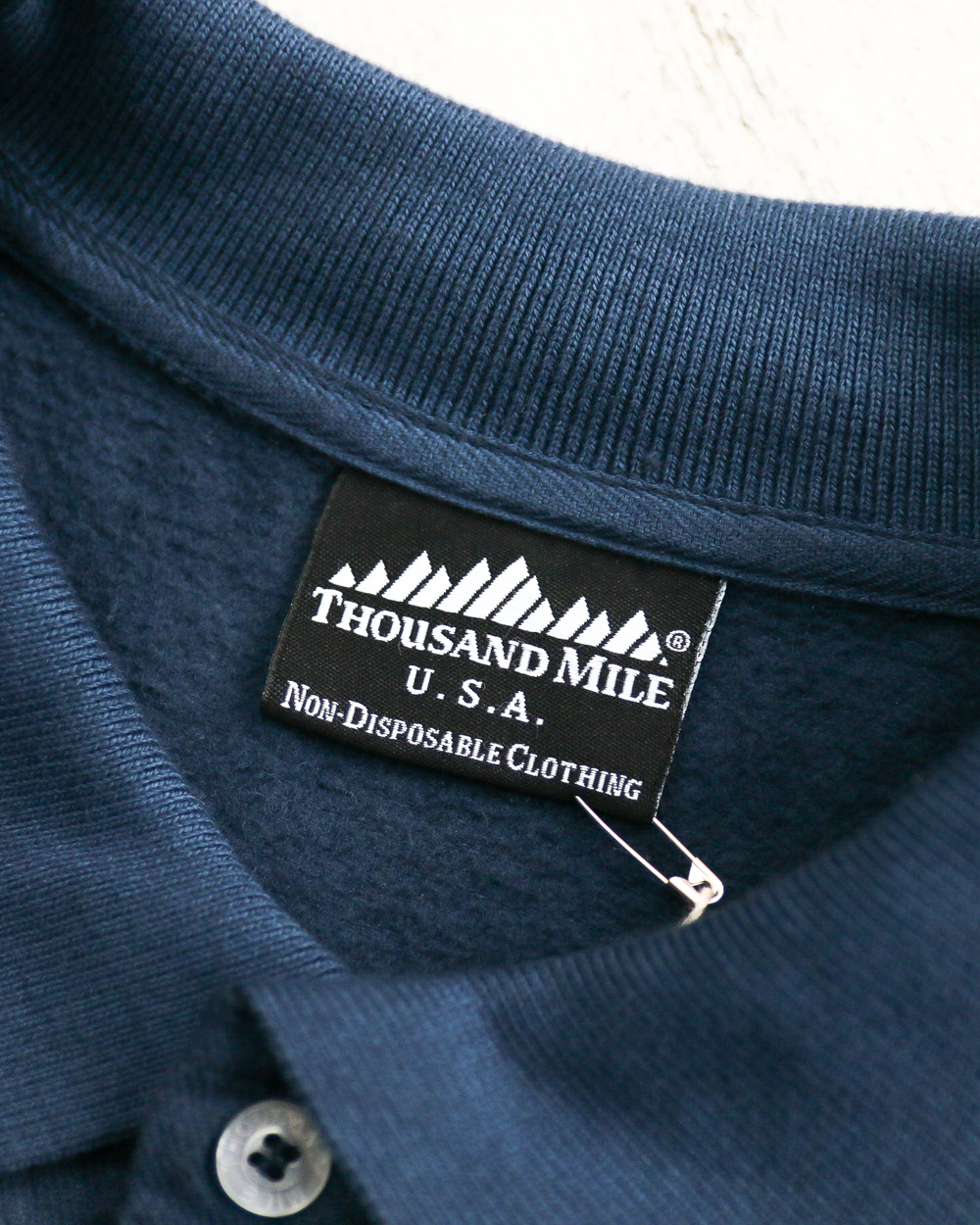 THOUSAND MILE サウザンドマイル Camp Cloth Mountain Shirt Navy