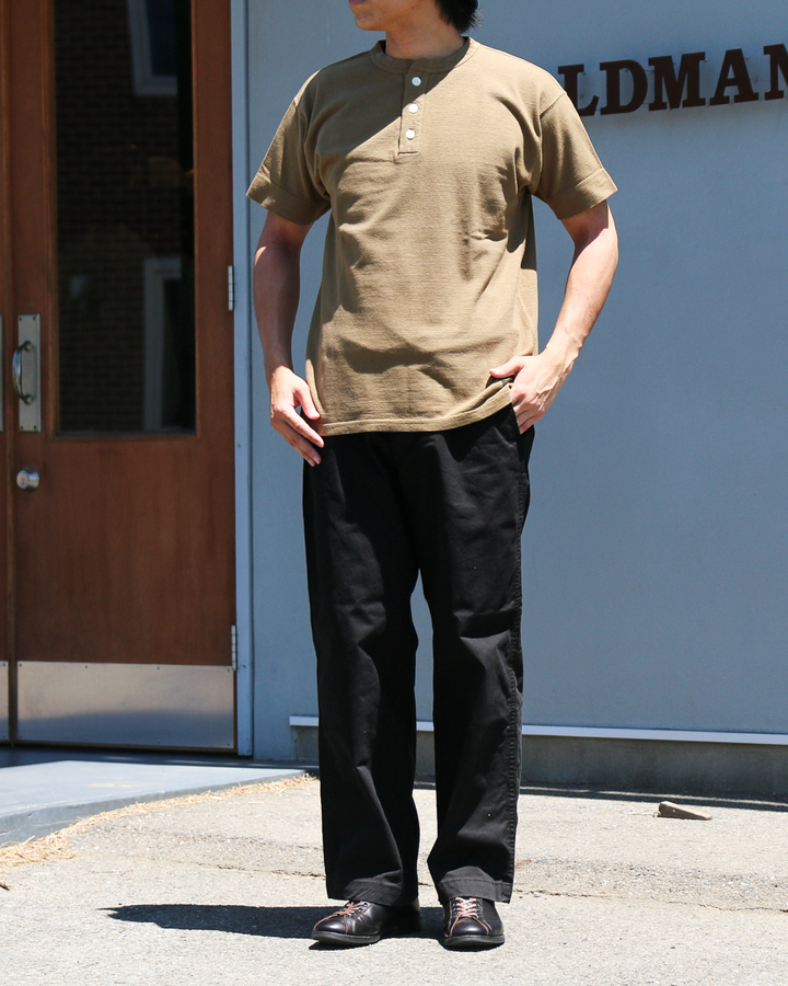 TROPHY CLOTHING TR26SS-209 Utility Mil Henley S/S Tee Coyote