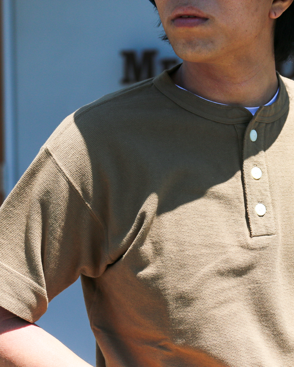 TROPHY CLOTHING TR26SS-209 Utility Mil Henley S/S Tee Coyote