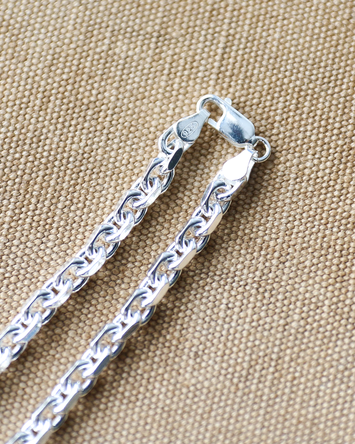 Vintage England Silver Jewelry Chain Bracelet 06