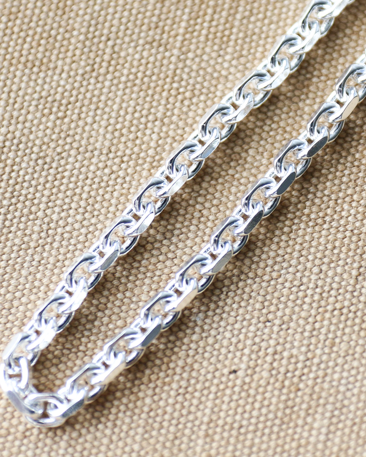 Vintage England Silver Jewelry Chain Bracelet 06