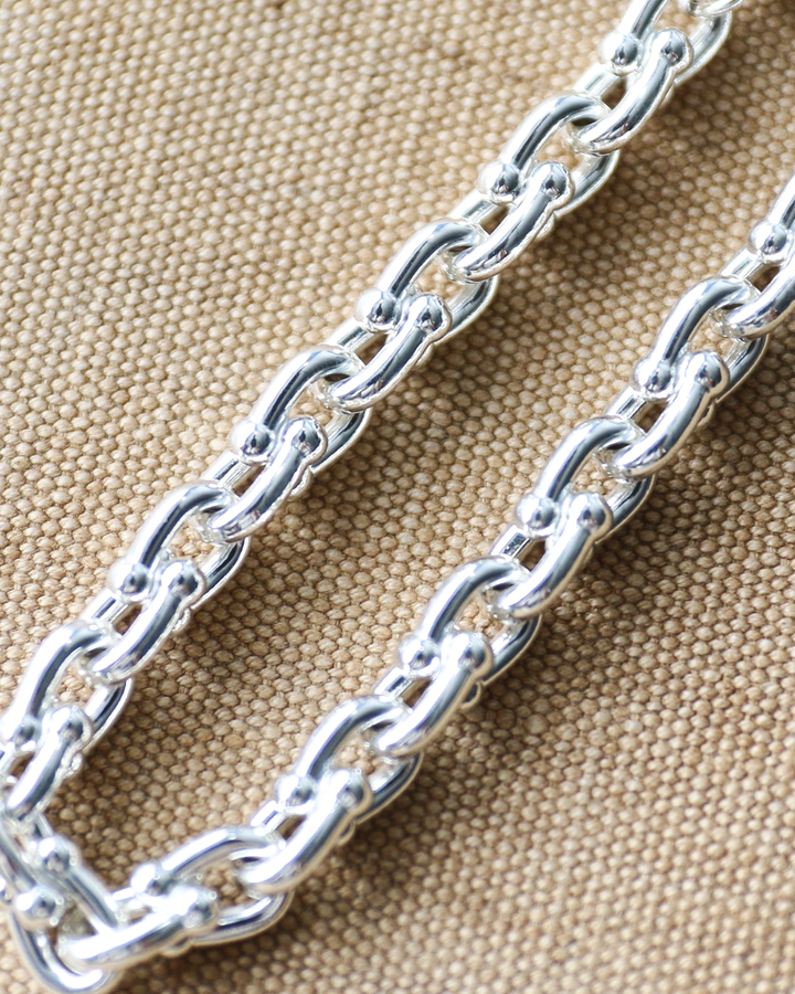 Vintage England Silver Jewelry Chain Bracelet 05