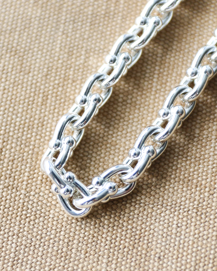 Vintage England Silver Jewelry Chain Bracelet 05