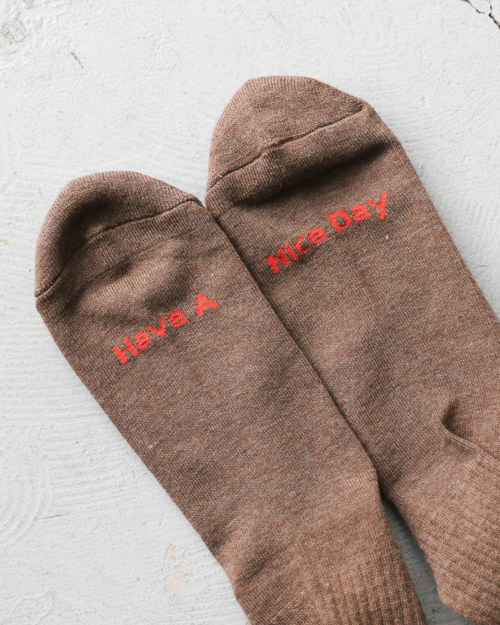 ROSTER SOCKS ロスターソックス RS-510 Peace Socks