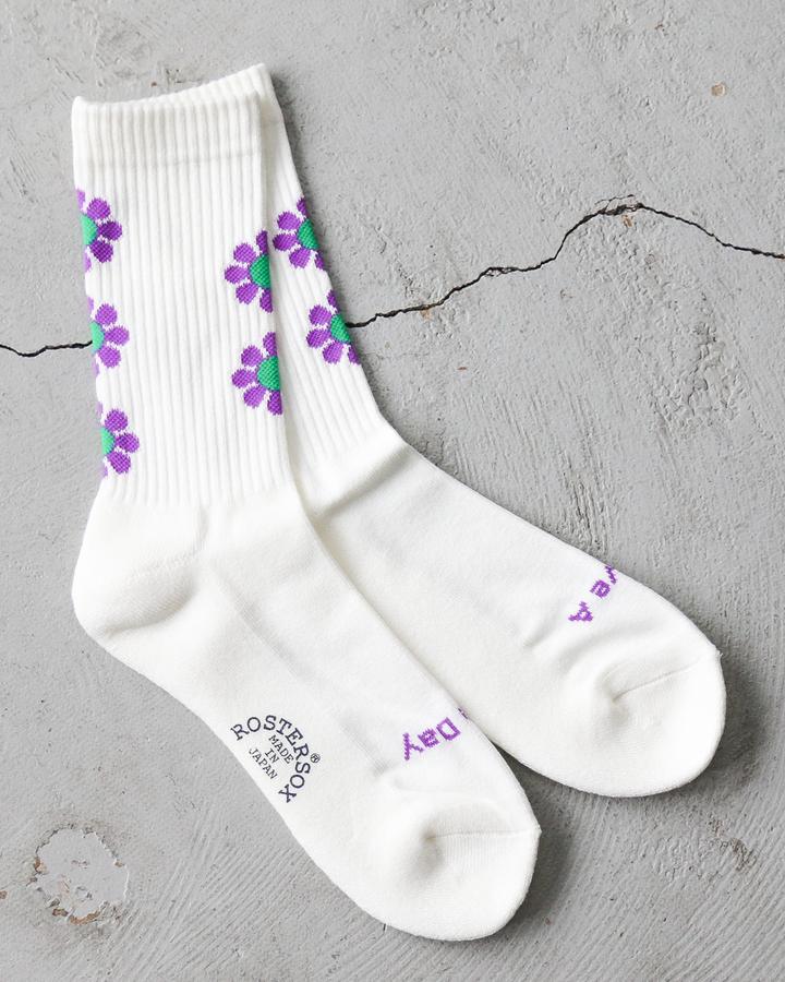ROSTER SOCKS ロスターソックス RS-510 Peace Socks