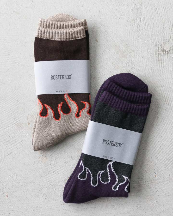 ROSTER SOCKS ロスターソックス RS-517 Fire Socks