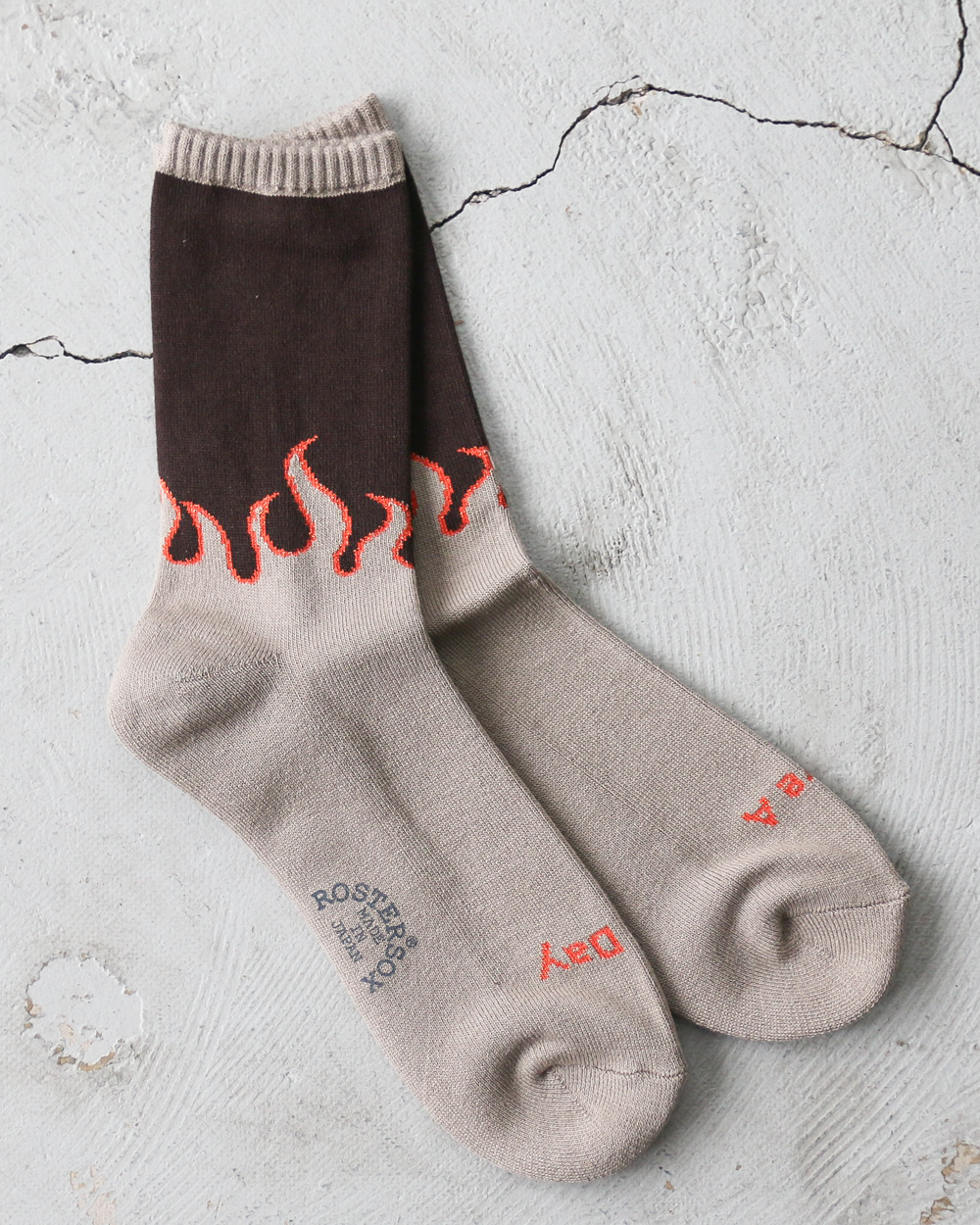 ROSTER SOCKS ロスターソックス RS-517 Fire Socks