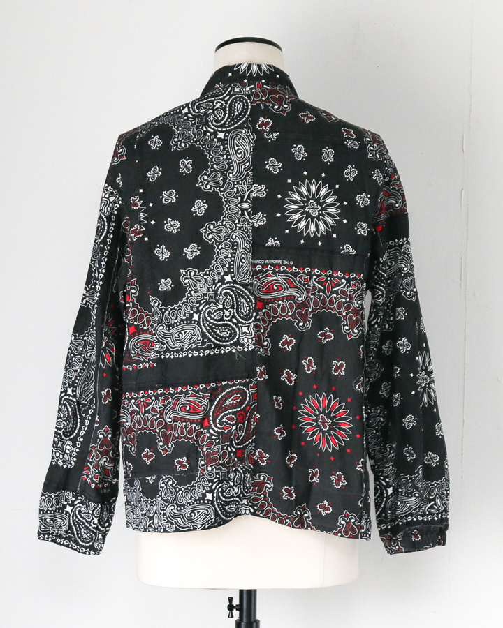 redad レダッド made in USA Bandana Remake Coach Jacket Black A