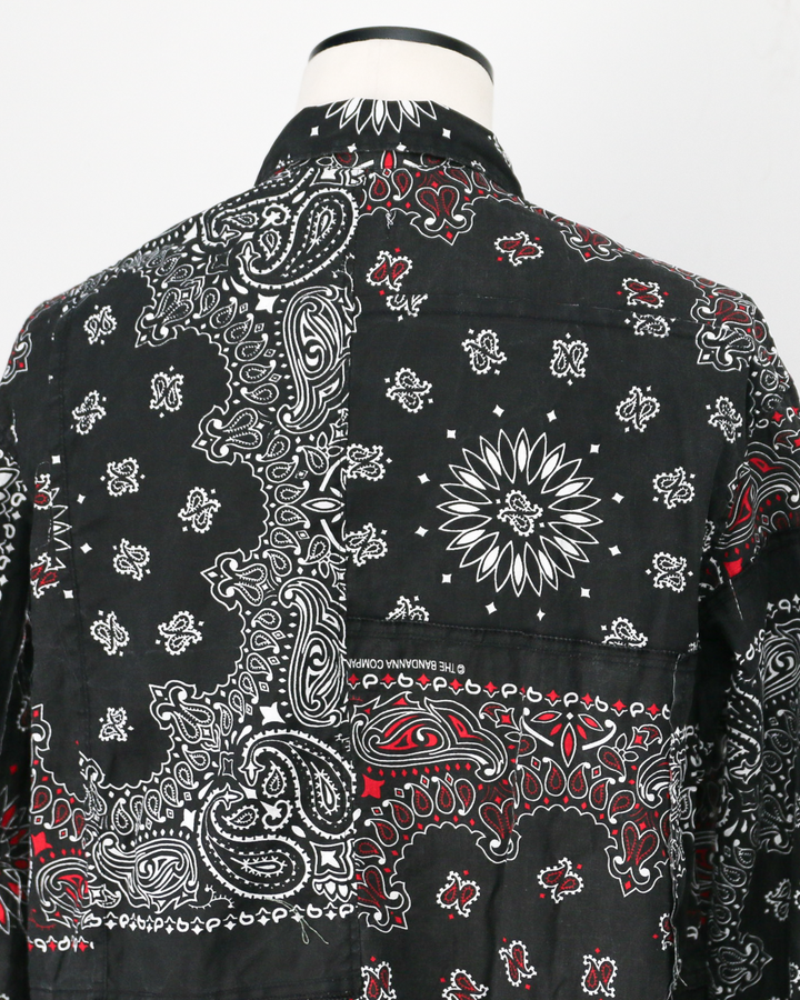 redad レダッド made in USA Bandana Remake Coach Jacket Black A