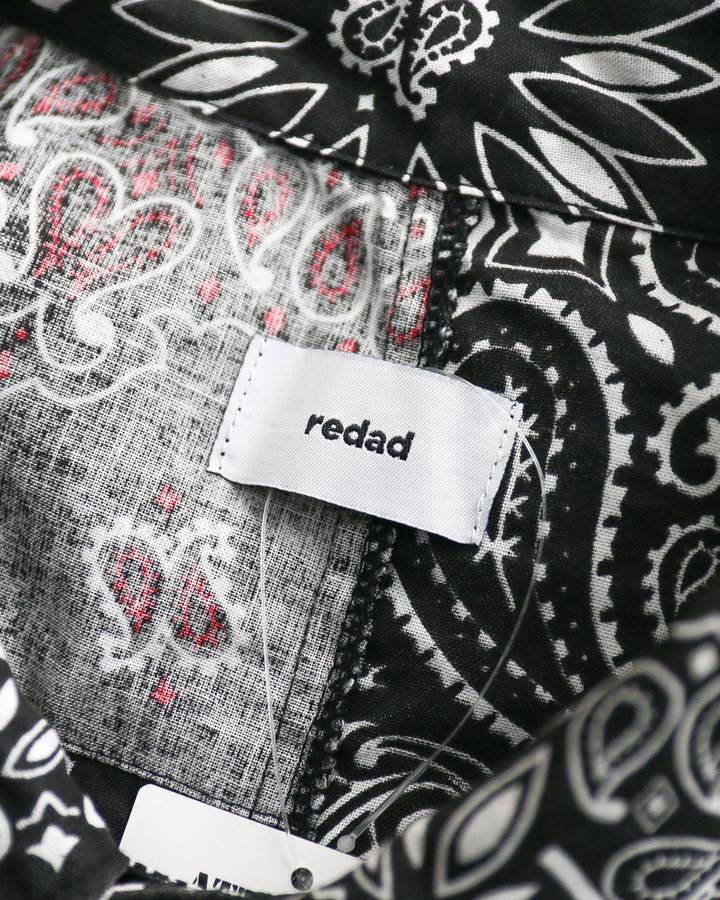 redad レダッド made in USA Bandana Remake Coach Jacket Black A