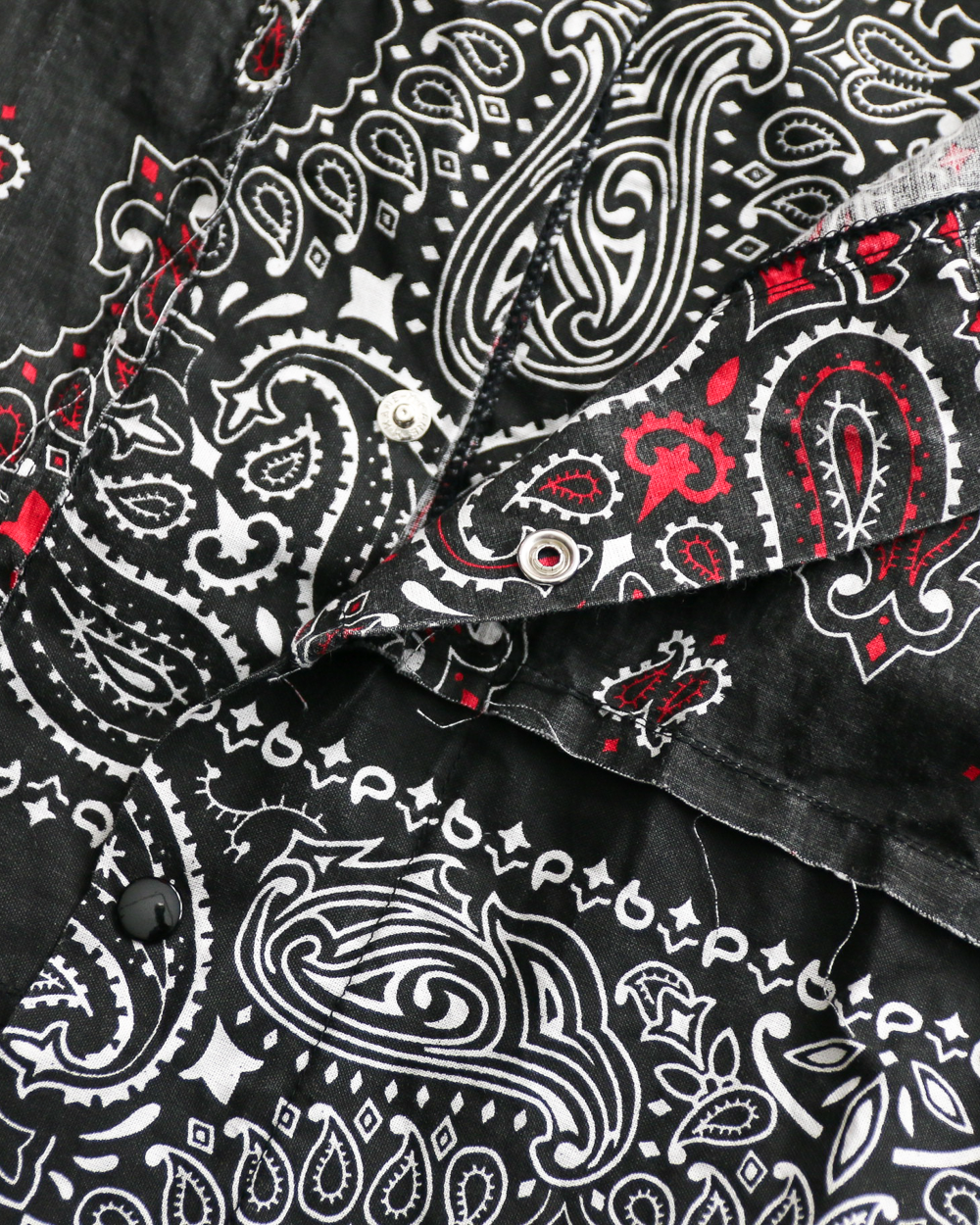 redad レダッド made in USA Bandana Remake Coach Jacket Black A