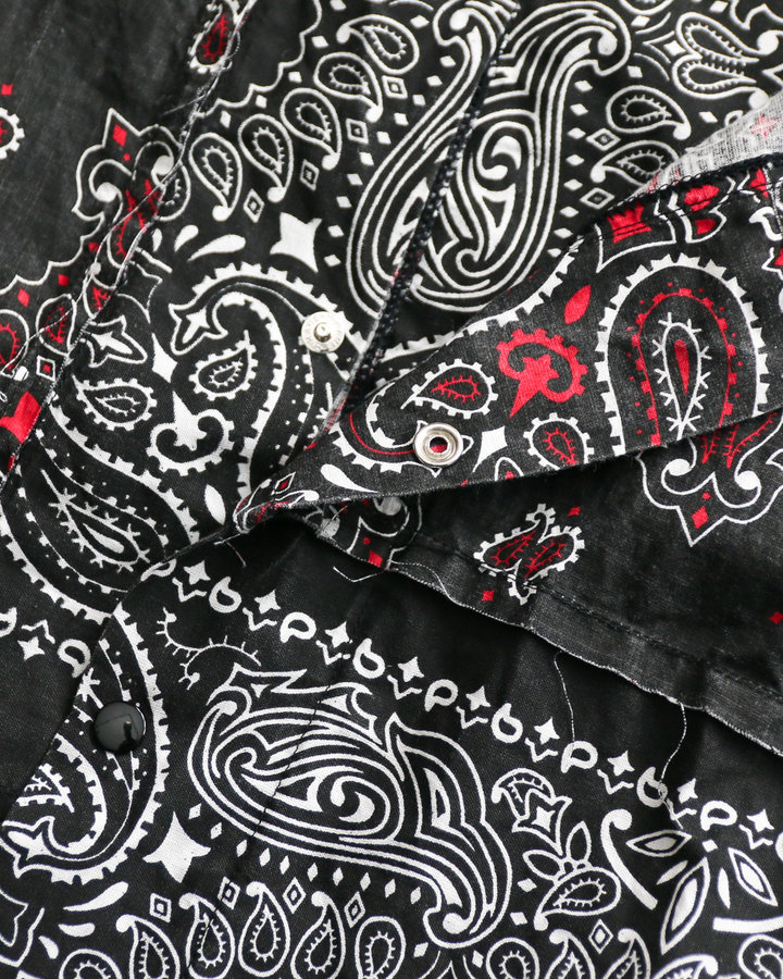redad レダッド made in USA Bandana Remake Coach Jacket Black A