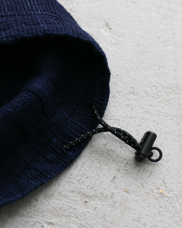 FOB factory F3493 INDIGO WAFFLE Tee Indigo