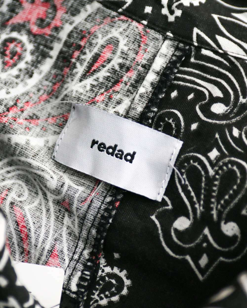 redad レダッド made in USA Bandana Remake Coach Jacket Black B