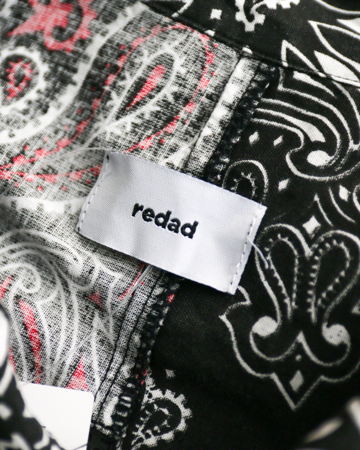 redad レダッド made in USA Bandana Remake Coach Jacket Black B