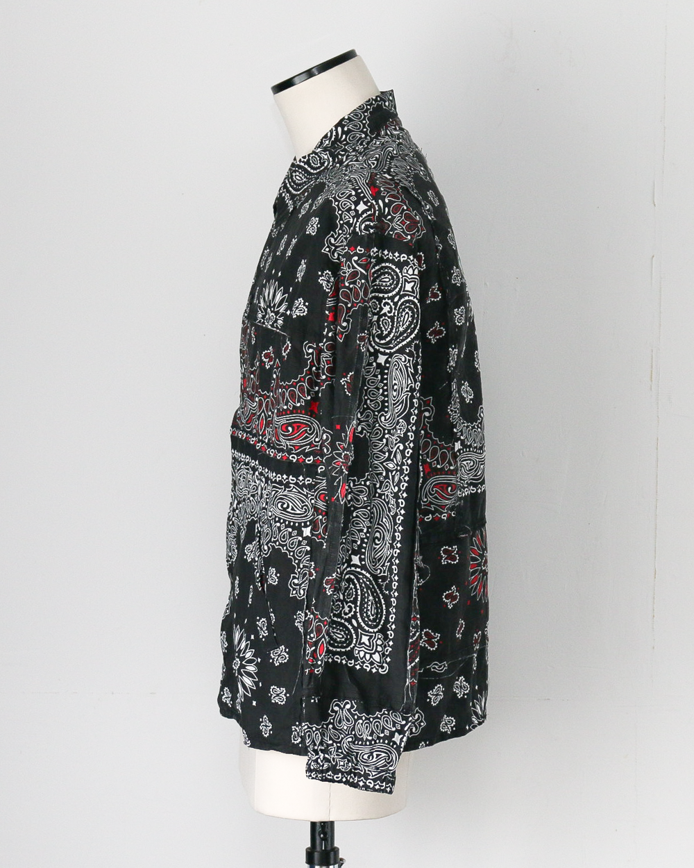 redad レダッド made in USA Bandana Remake Coach Jacket Black C