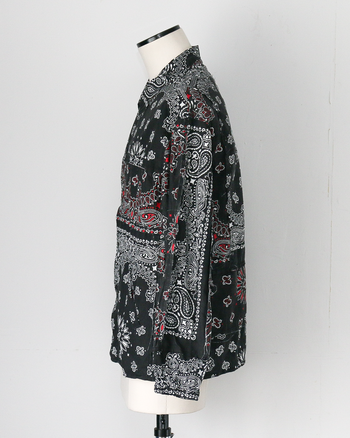 redad レダッド made in USA Bandana Remake Coach Jacket Black C