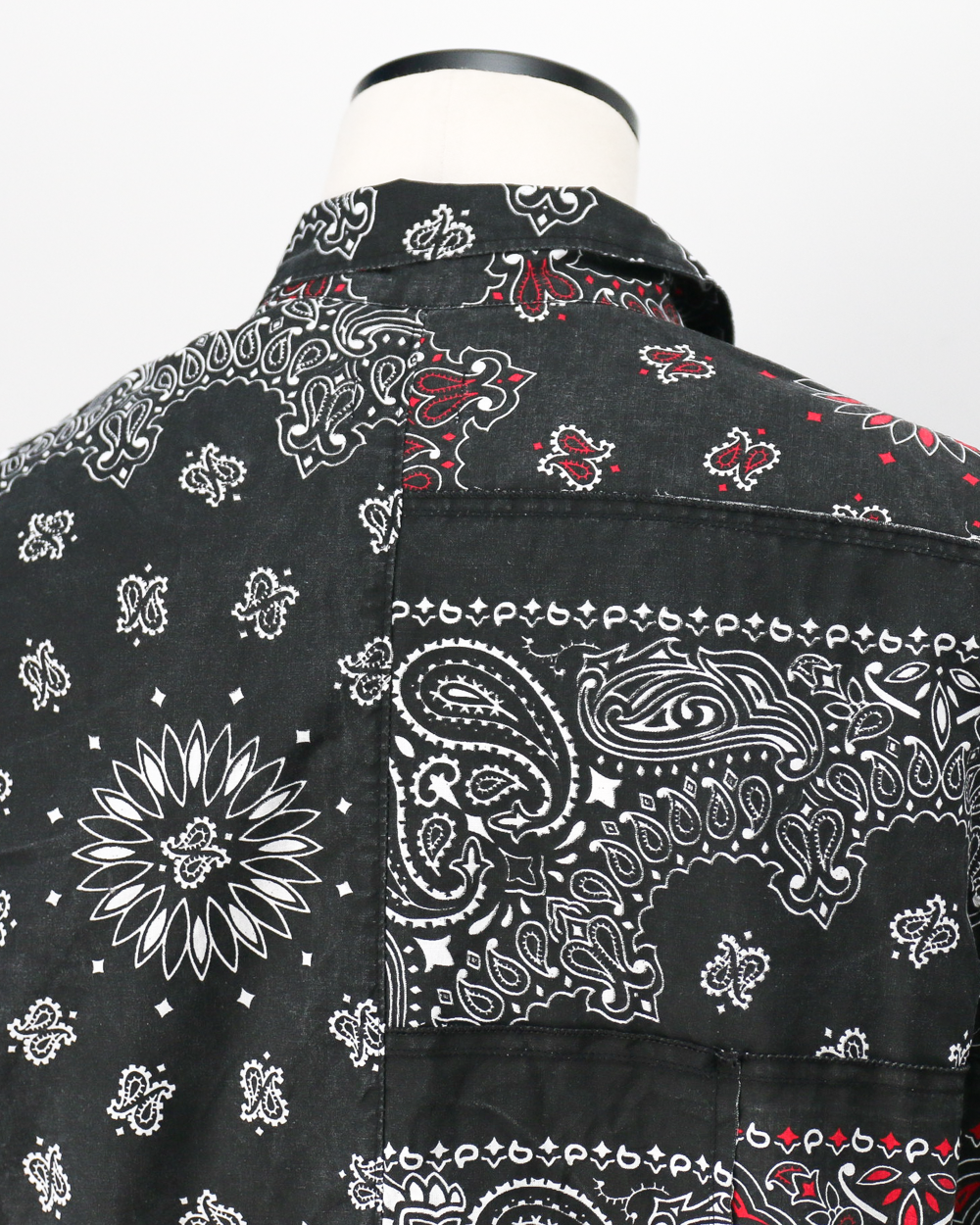 redad レダッド made in USA Bandana Remake Coach Jacket Black C