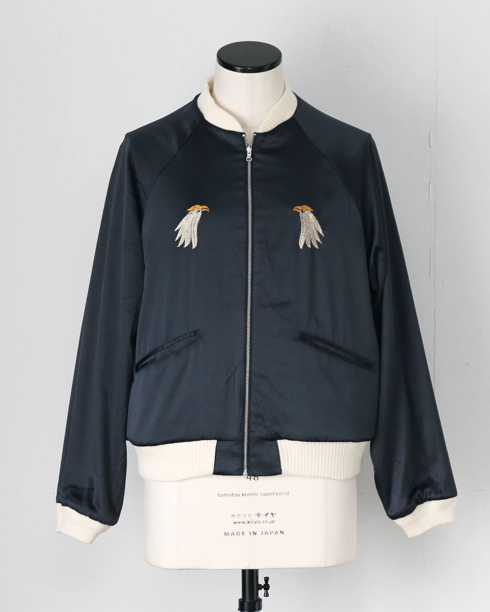 THRIFTY LOOK スリフティルック FRANCE SOUVENIR BLOUSON Navy×Navy