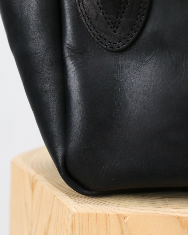 VASCO LEATHER OLD TOTE BAG VS-269L BLACK