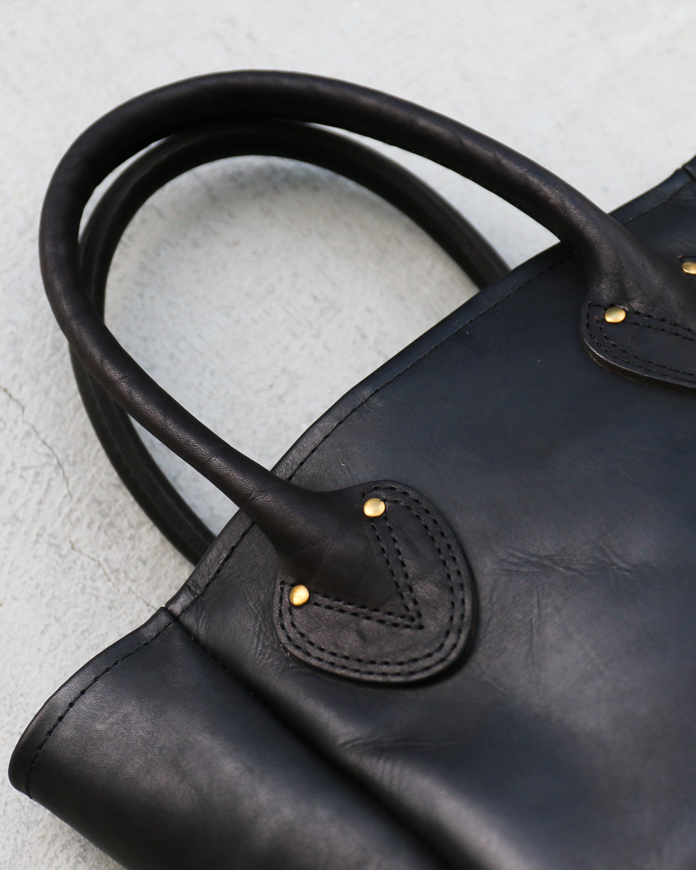 VASCO LEATHER OLD TOTE BAG VS-269L BLACK