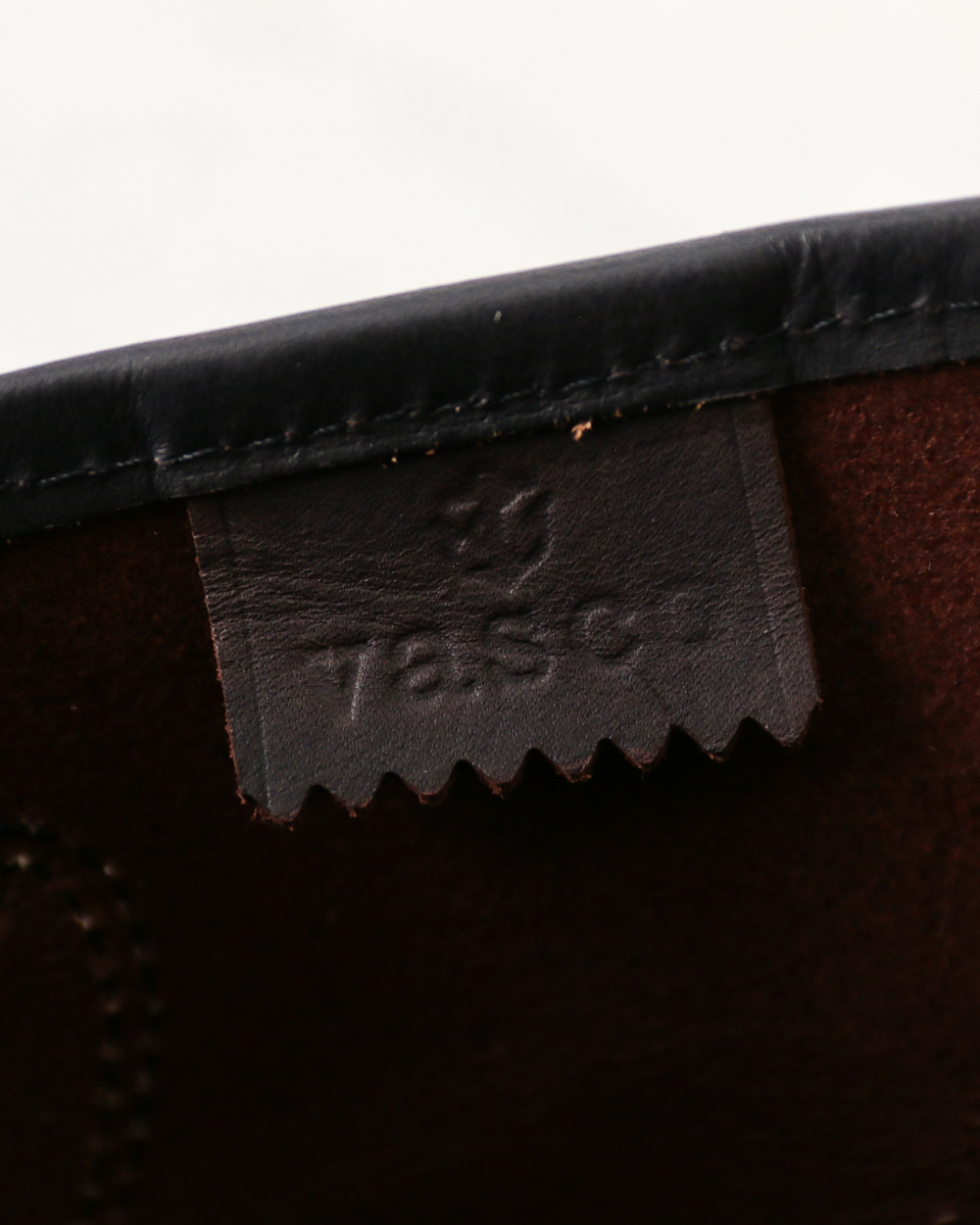 VASCO LEATHER OLD TOTE BAG VS-269L BLACK