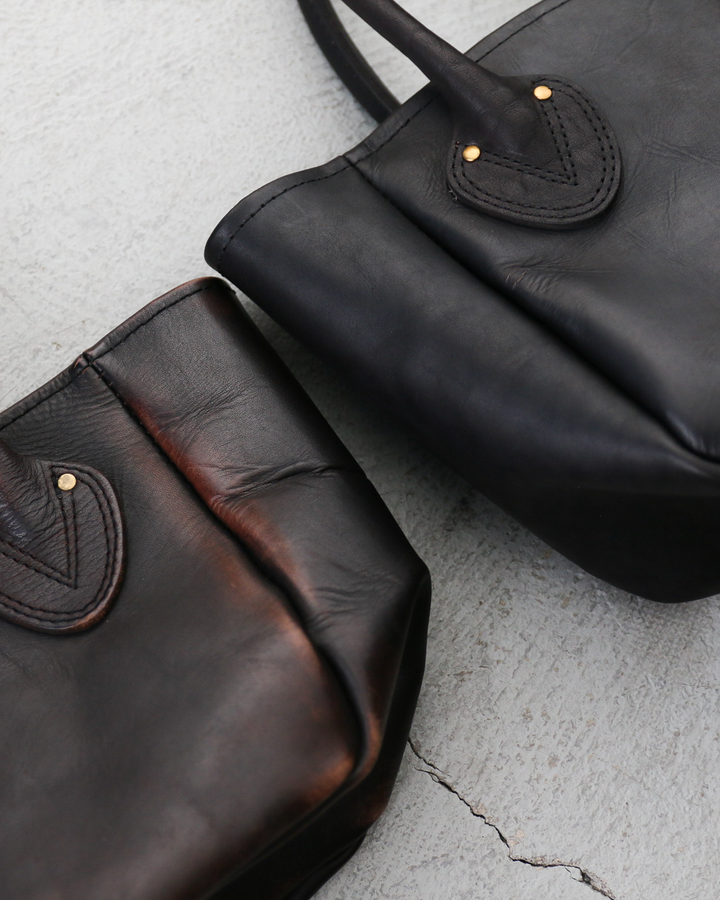 VASCO LEATHER OLD TOTE BAG VS-269L BLACK