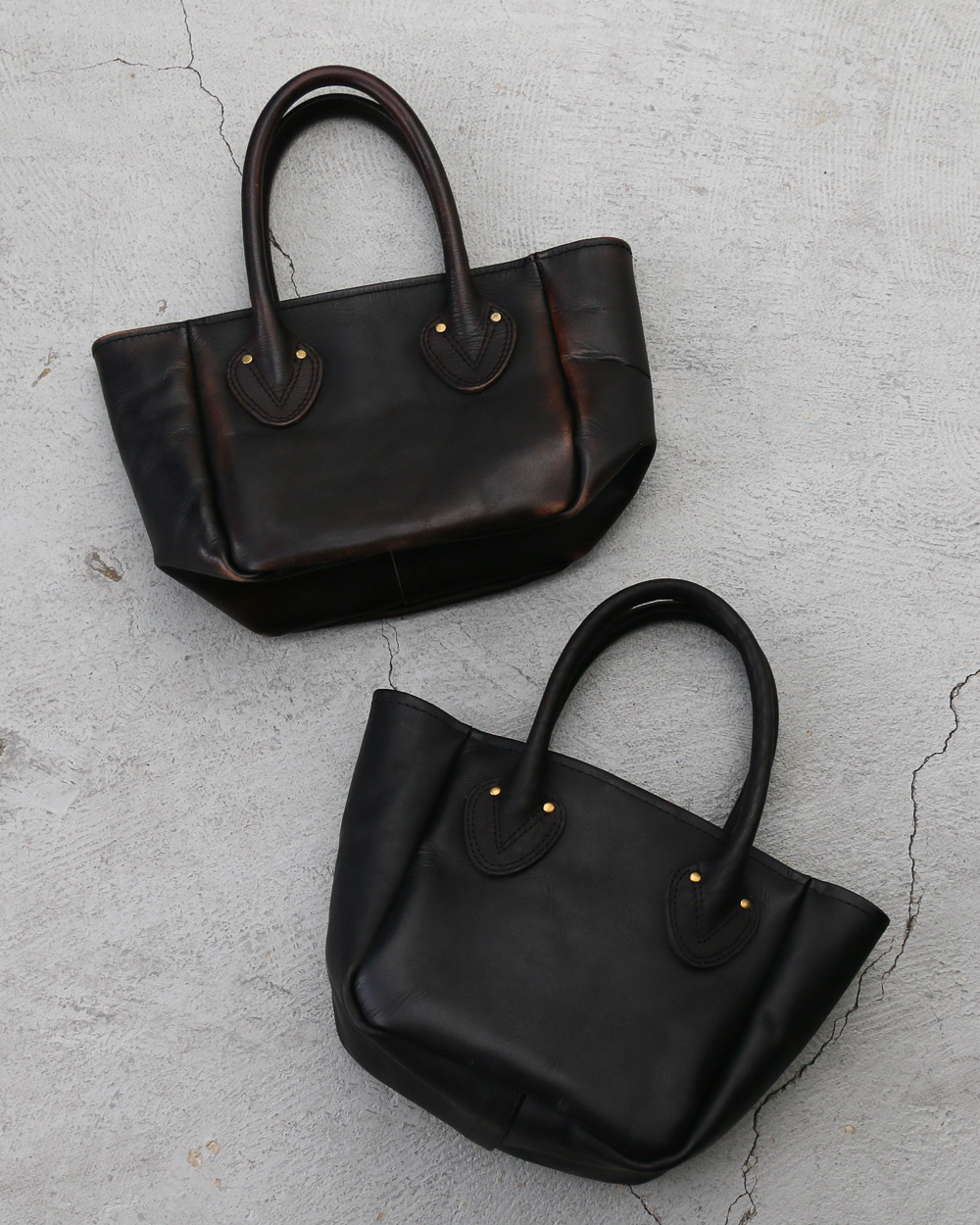 VASCO LEATHER OLD TOTE BAG VS-269L BLACK