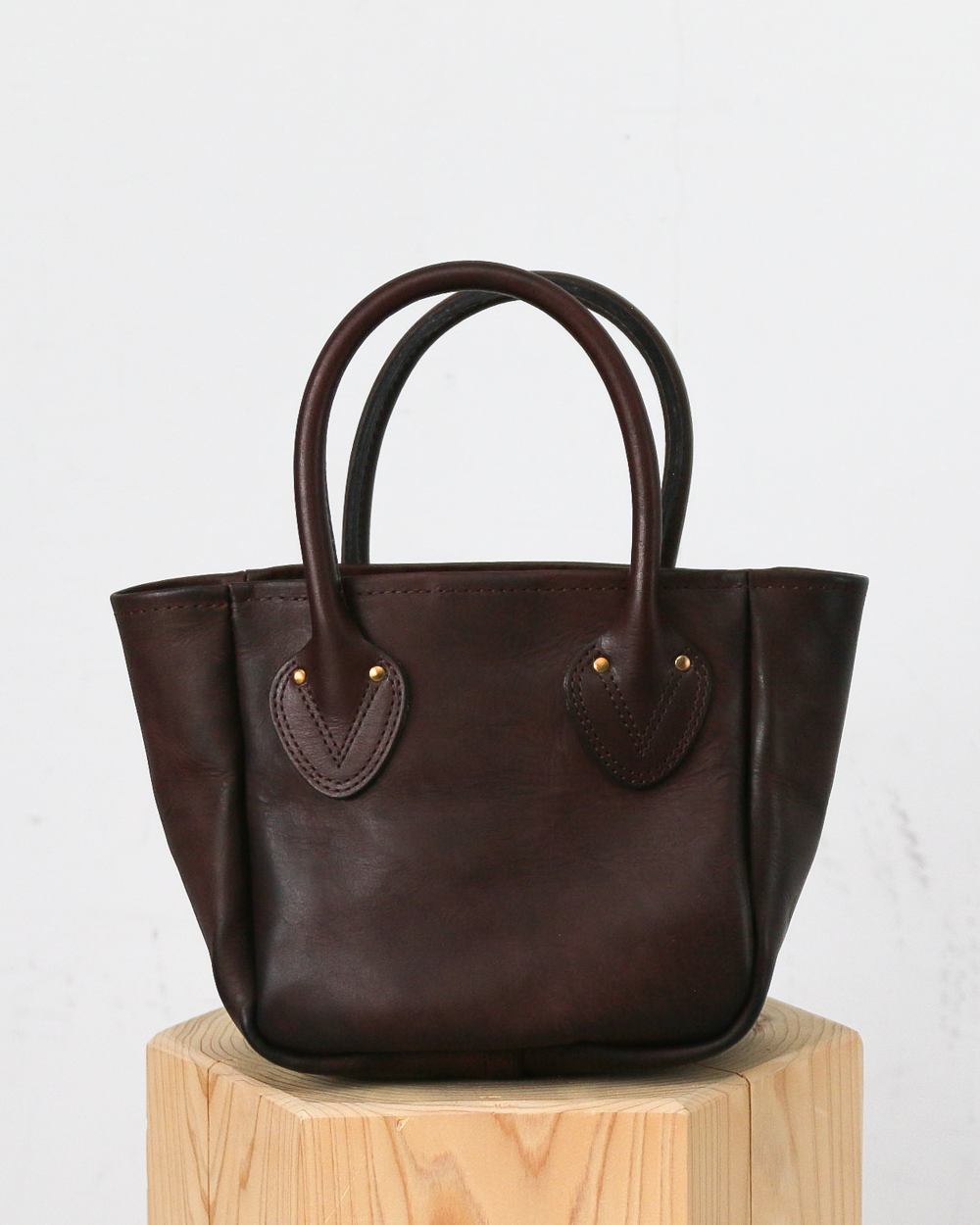 VASCO LEATHER OLD TOTE BAG VS-269L BROWN