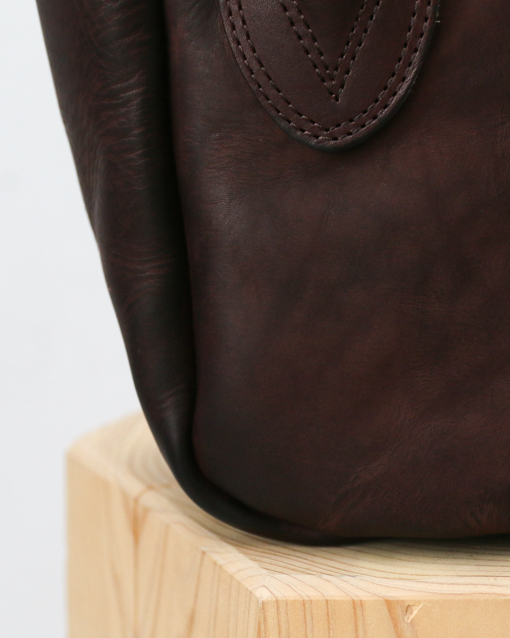 VASCO LEATHER OLD TOTE BAG VS-269L BROWN