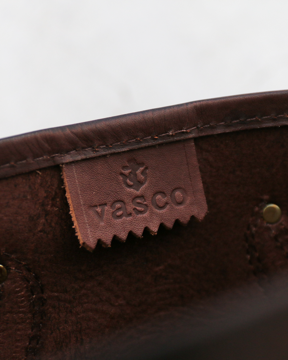 VASCO LEATHER OLD TOTE BAG VS-269L BROWN