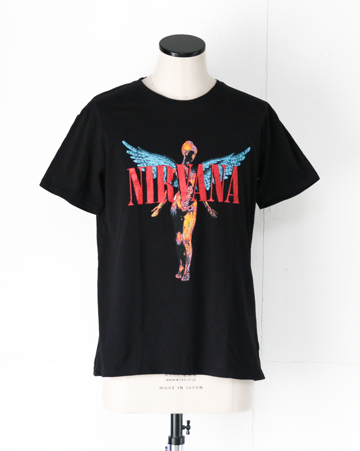 THRIFTY LOOK "NIRVANA" TEE Black