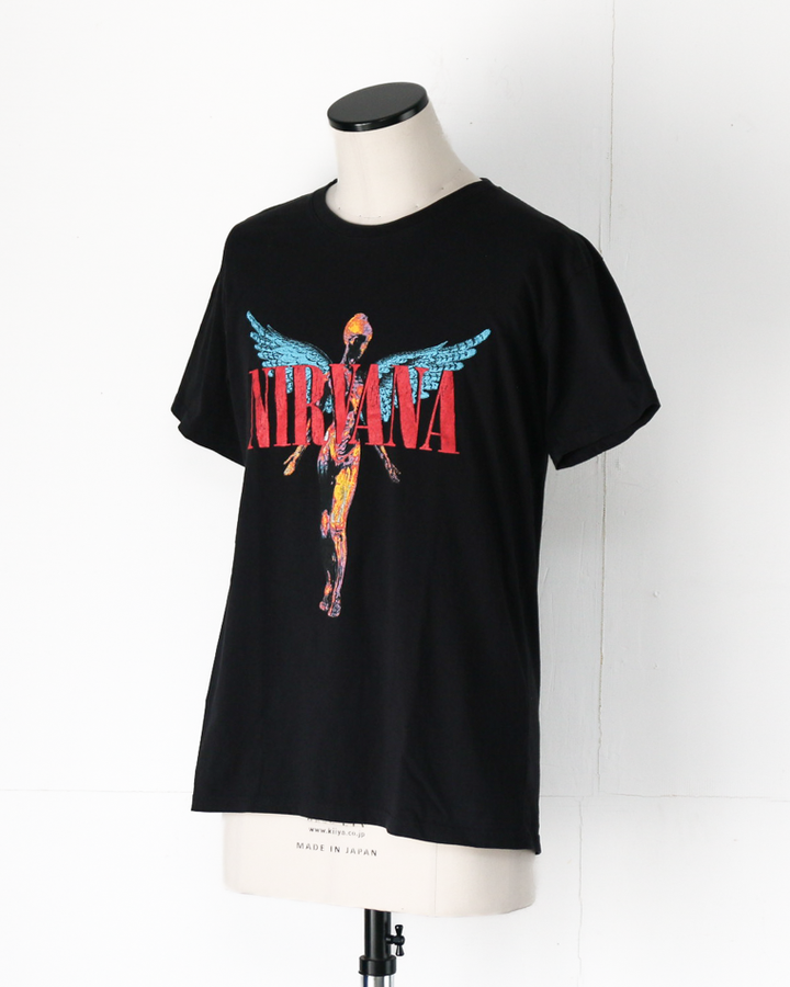 THRIFTY LOOK "NIRVANA" TEE Black