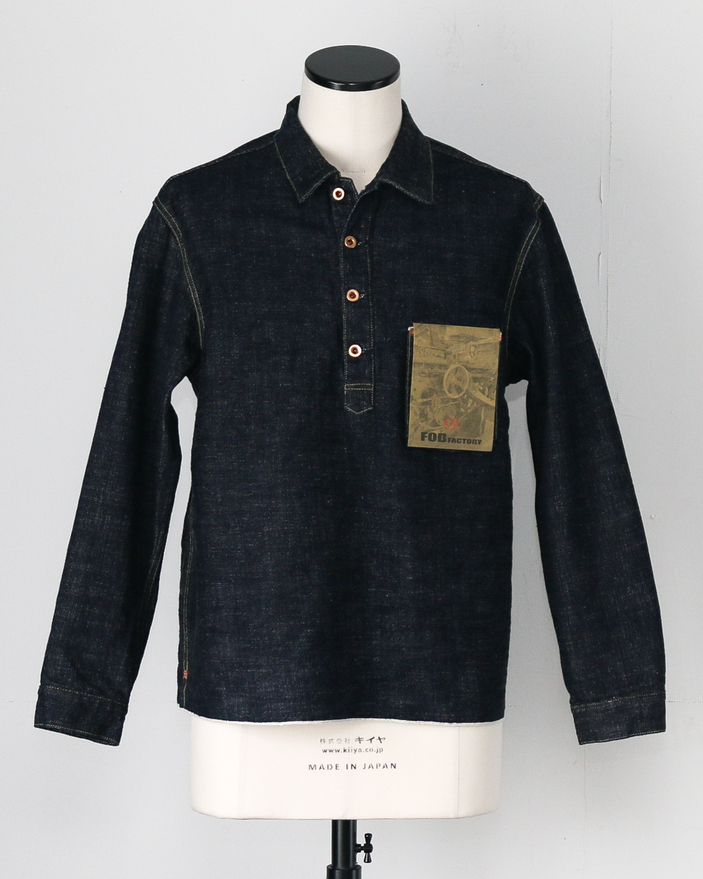 FOB factory エフオービーファクトリー F2384 G-3 DENIM P/O JKT