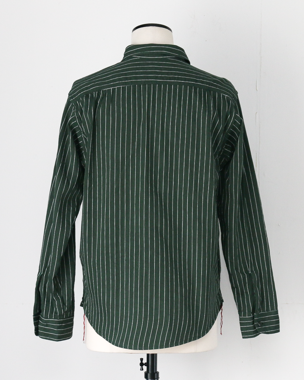 SUGAR CANE シュガーケーン SC28652 COKE STRIPE WORK SHIRT (LONG SLEEVE)  Green