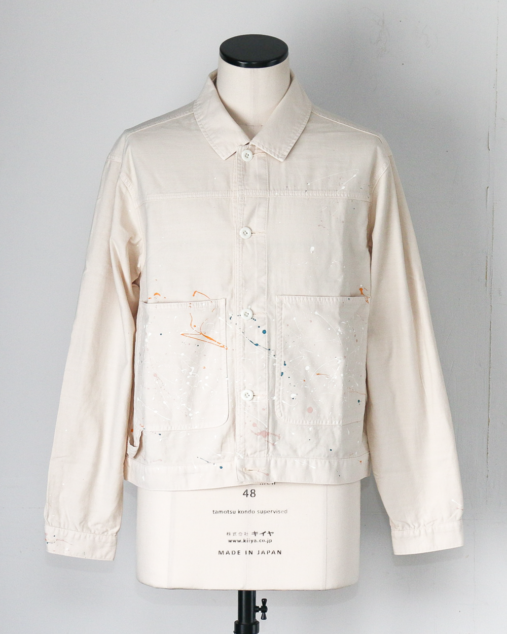 melple メイプル Carpenter Jacket Natural