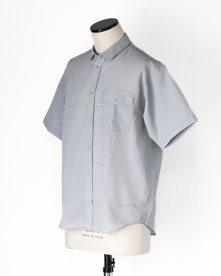 RIDGE MOUNTAIN GEAR Basic Short Sleeve Shirt Quiet Grey