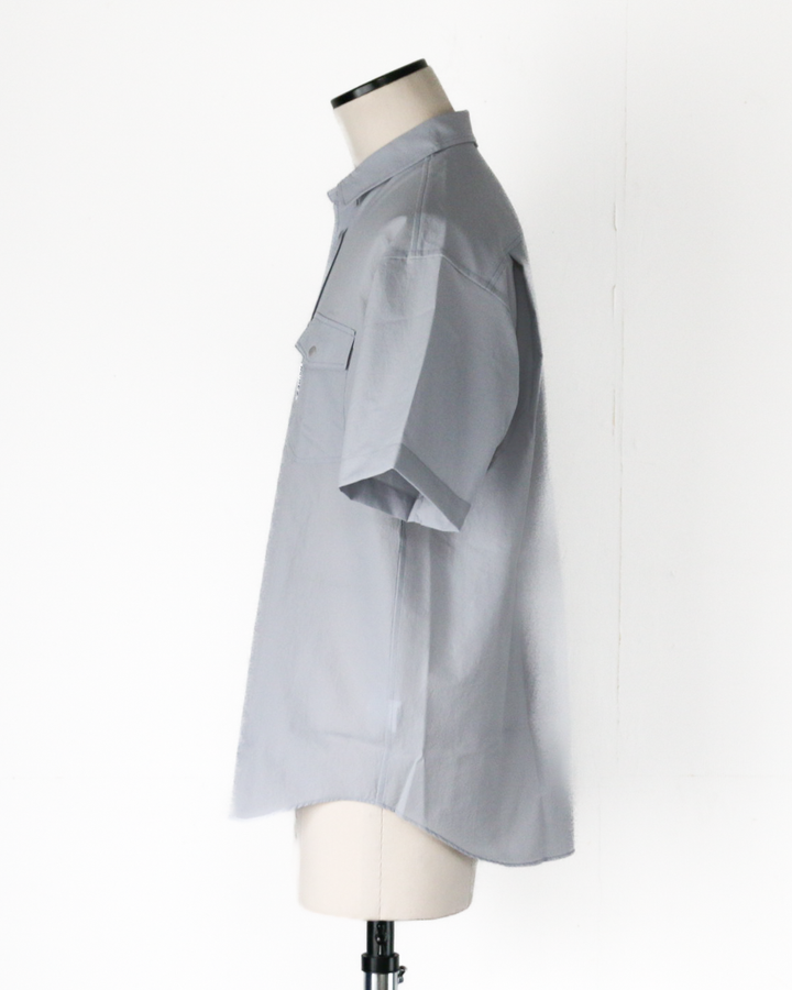 RIDGE MOUNTAIN GEAR Basic Short Sleeve Shirt Quiet Grey