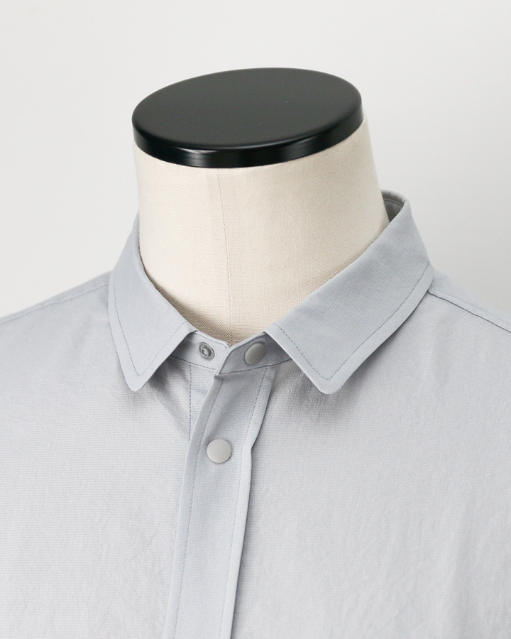 RIDGE MOUNTAIN GEAR Basic Short Sleeve Shirt Quiet Grey