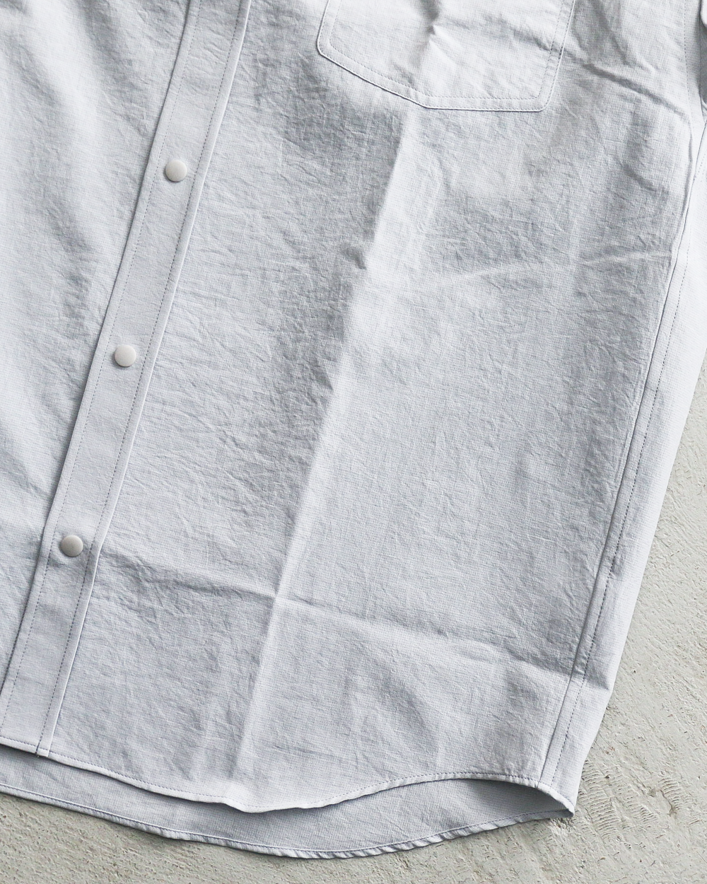 RIDGE MOUNTAIN GEAR Basic Short Sleeve Shirt Quiet Grey
