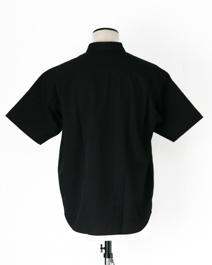 RIDGE MOUNTAIN GEAR Basic Short Sleeve Shirt Solid Black