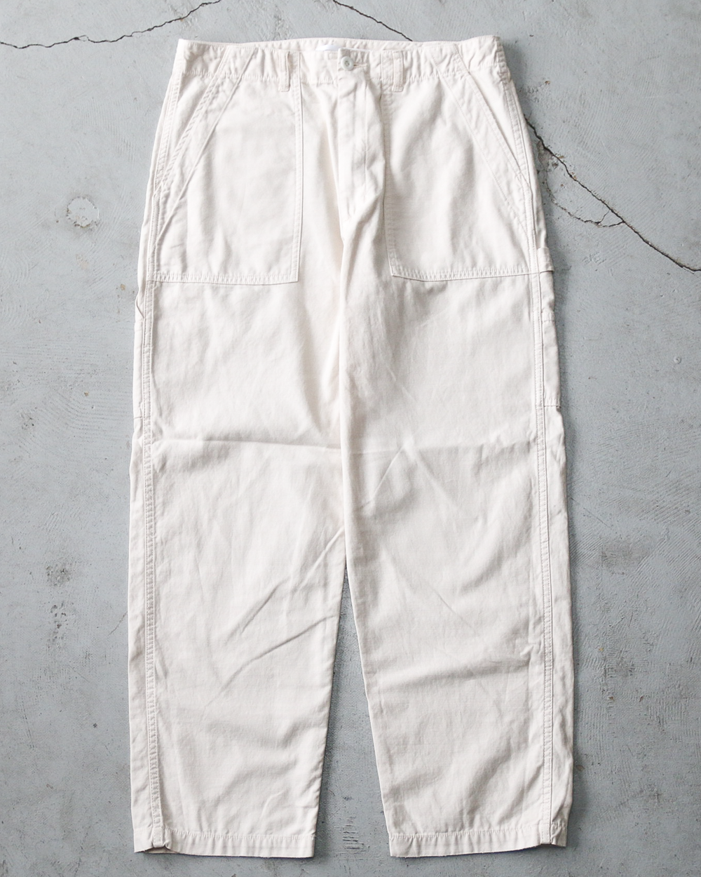 melple メイプル Carpenter Pants Natural