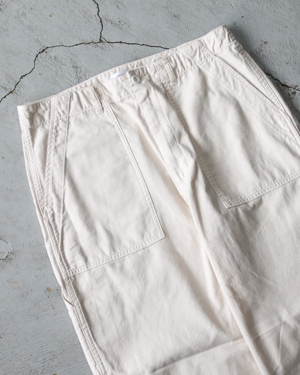 melple メイプル Carpenter Pants Natural